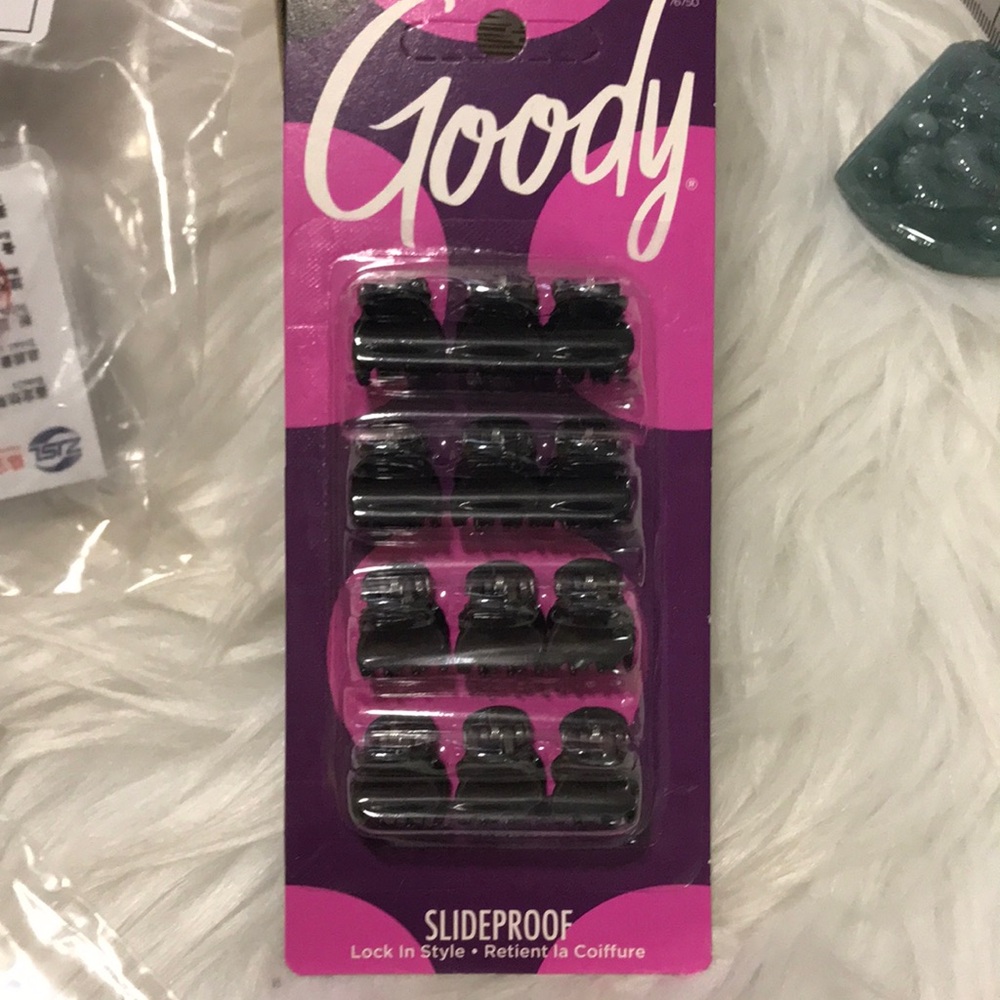 Black Slideproof Mini Hair Clips - Pack of 12